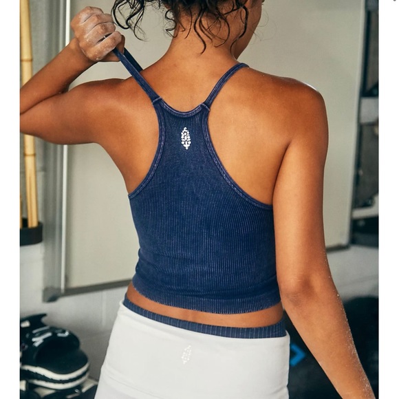 NWOT Free People Happiness Runs Crop Tank XS/SM - Picture 2 of 9